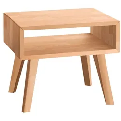 HASENA Nachttisch Jaca Holz Braun Kernbuche