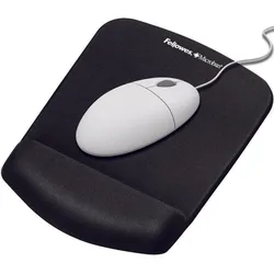 Fellowes Mousepad mit Handgelenkauflage PlushTouch schwarz