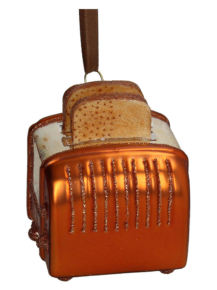 Kersten Baumschmuck "Bread Toaster" in Braun - (H)6,3 cm - onesize