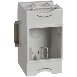 Legrand 412950 Hutschienenadapter DX3 MSC, 2,5 TE, Grau, für den Einbau von 2-moduligen Mosaic