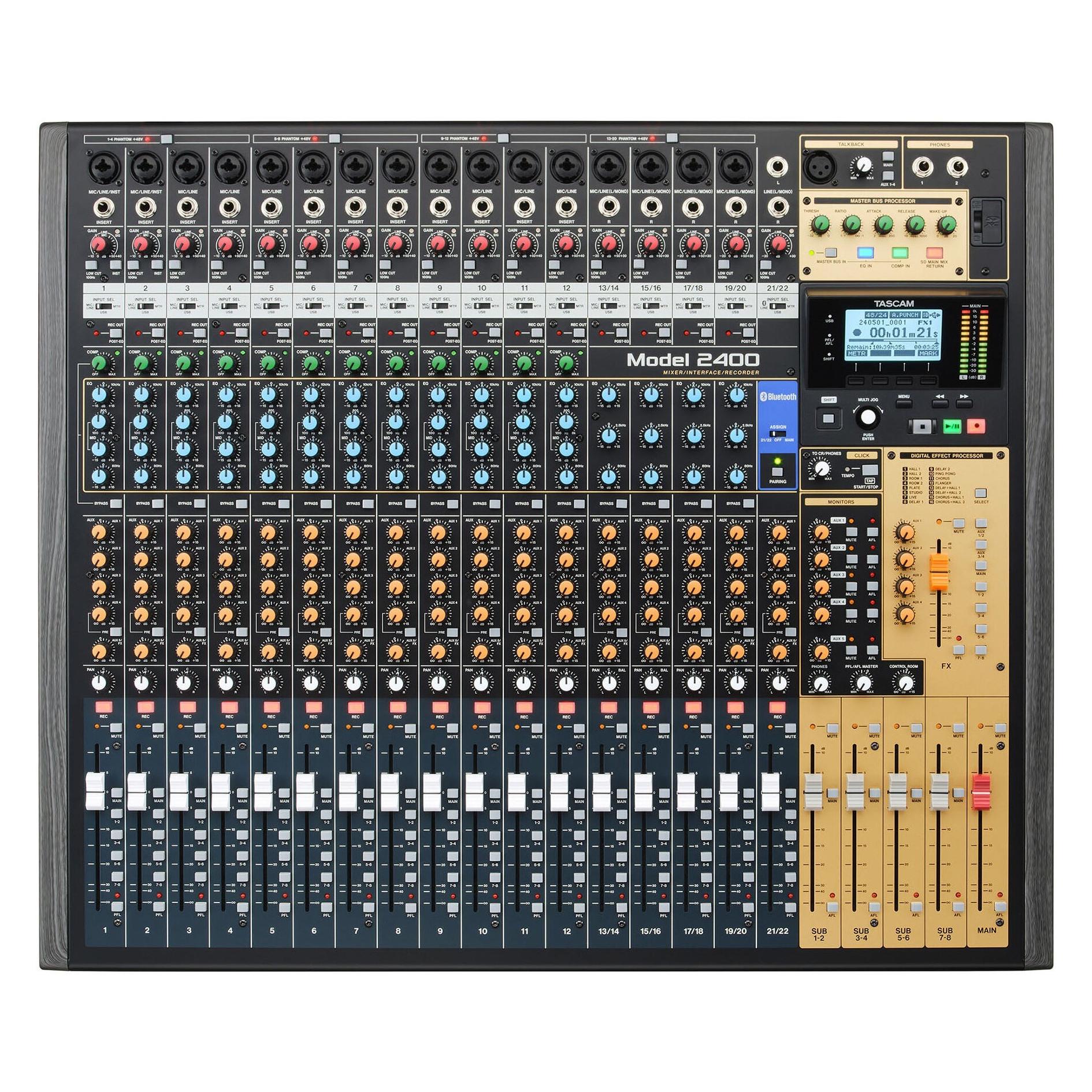 Tascam Model 2400 (Studio- und Livemixer) (Model 2400)