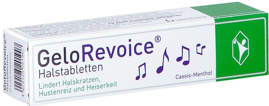 GeloRevoice Halstabletten Cassis-Menthol 20stk