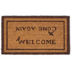 FUSSMATTE Welcome/Come Again, Kokosfaser 40/70 cm