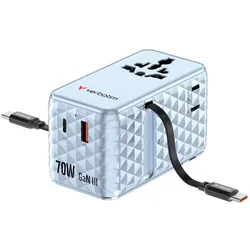 Verbatim, Reiseadapter, Charge 'n' Travel 70W 2C