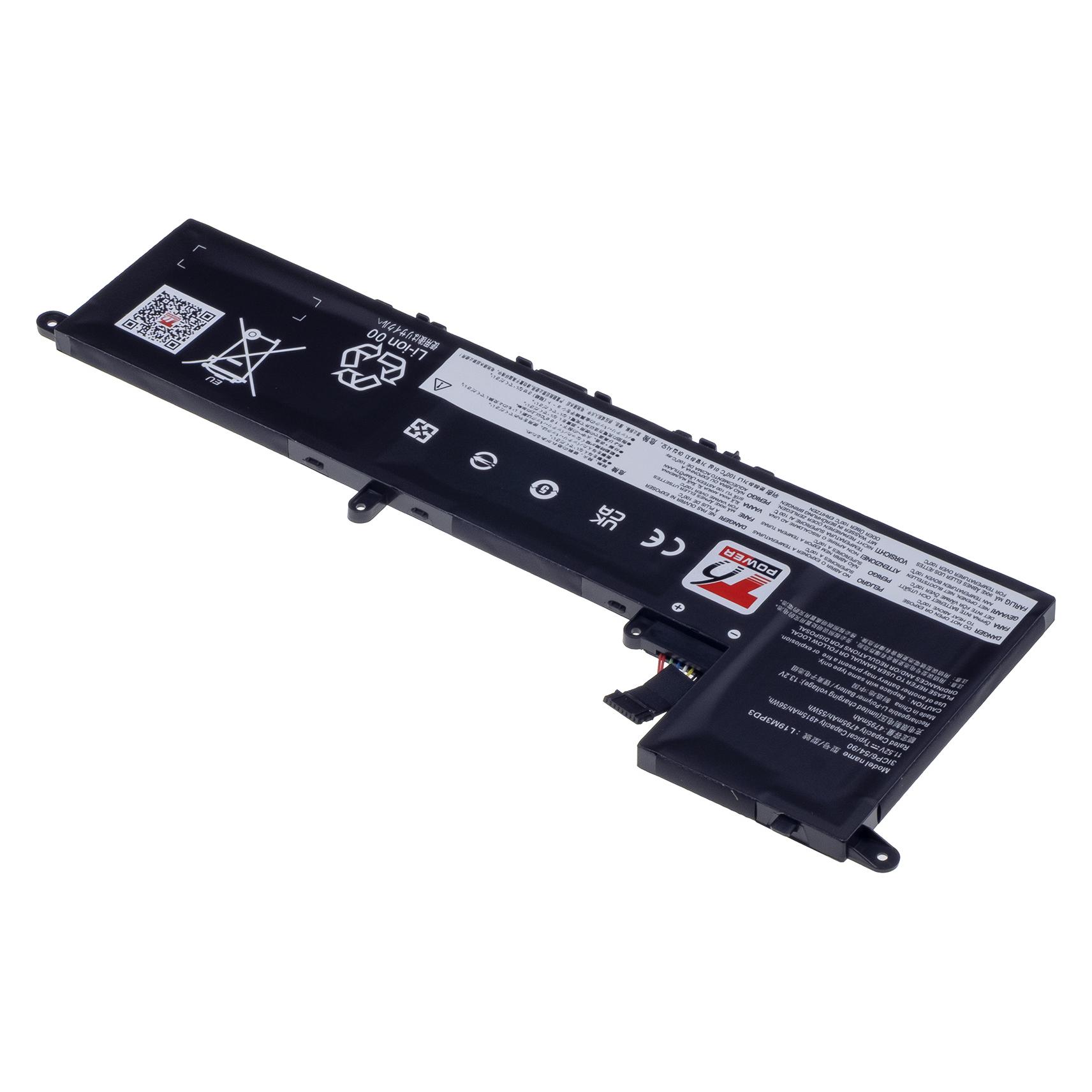 T6 Power Battery for Lenovo IdeaPad S540-13ITL, S540-13IML, S540-13ARE, 4915mAh, 56Wh, 3cell, Li-Pol (3 Zellen, 4915 mAh) (NBIB0255)