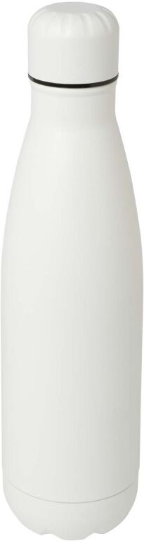 Bouteille isotherme publicitaire 500 ml en acier inoxydable Cove blanc