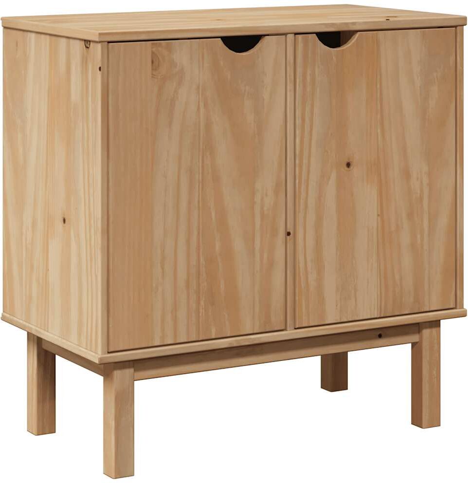 vidaXL Armoire de couloir OTTA 75x40x75 cm bois de pin massif