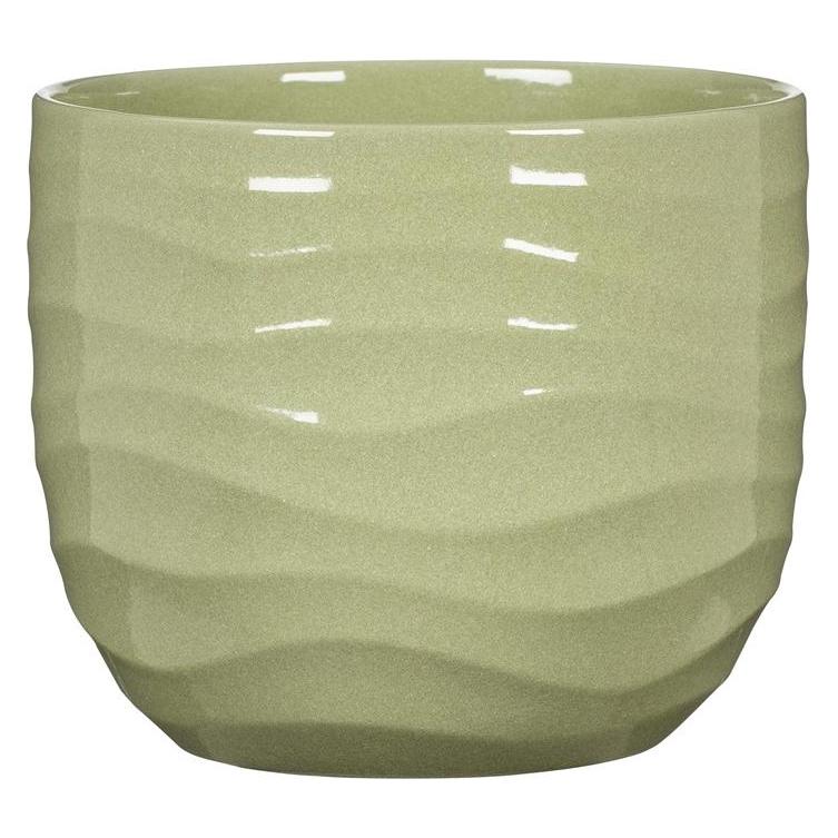 Scheurich Flower pot 69639, ceramics, green (14.80 x 12.70 cm) (65902727)