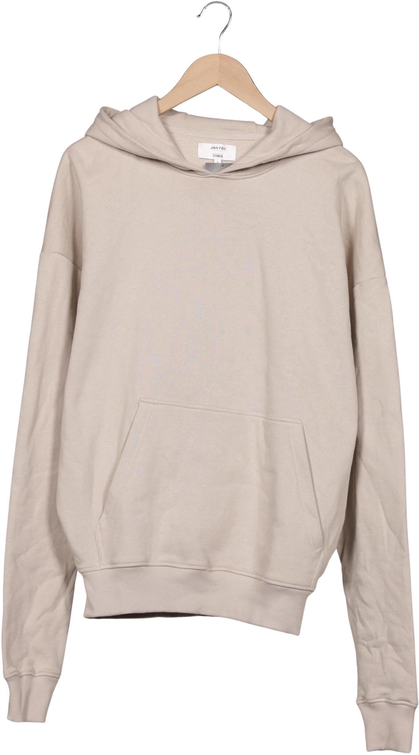 About you Herren Kapuzenpullover, Beige, Gr. S, Baumwolle - Second Hand