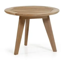 Brafab Kastos Loungetisch rund 60cm  H= 45cm Teakholz