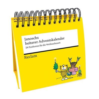 Janoschs heiterer Adventskalender. 24 Postkarten für die Weihnachtszeit (Advents-Postkartenaufsteller)