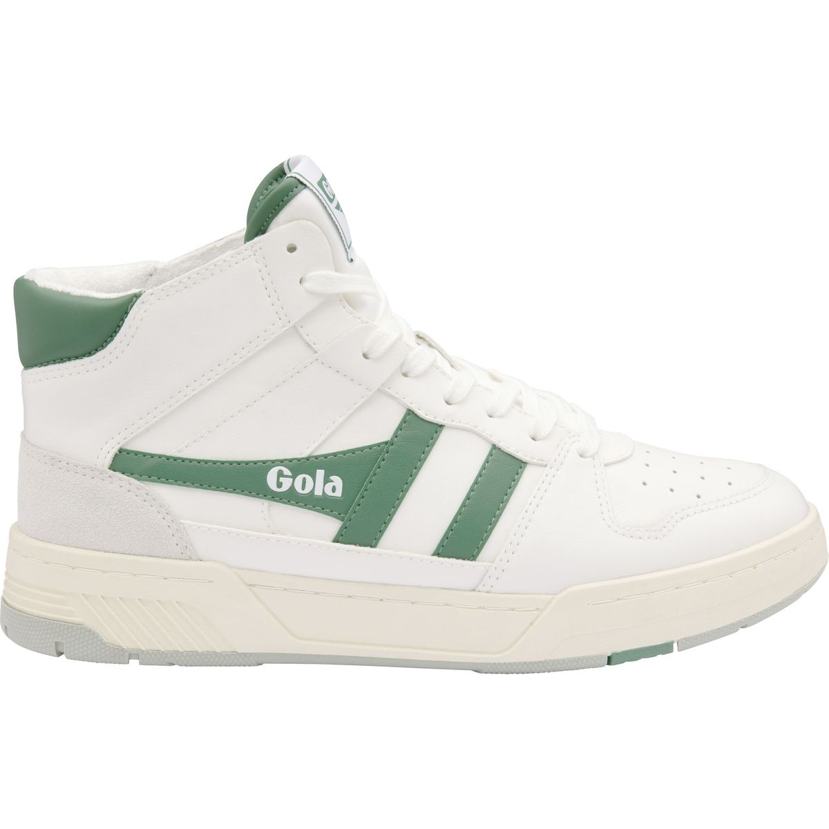 Gola Allcourt High Sneaker Men white/green (WN) 11 CMB534-WN-11-whitegreen