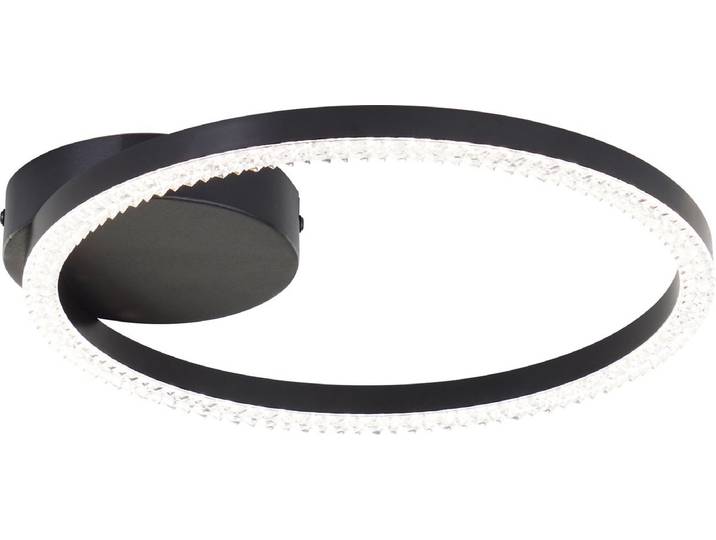 Brilliant Aurelia - Plafondlamp - Crystal LED 11W - 4000K - Zwart