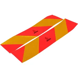 Aufkleber, reflektierende Aufkleber, kurze HERMON-Kennzeichnungsschilder für schwere Nutzfahrzeuge, 565 x 132 mm, links + rechts