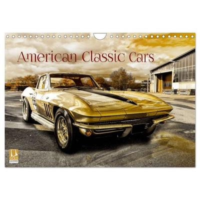 American Classic Cars (Wandkalender 2026 DIN A4 quer), CALVENDO Monatskalender
