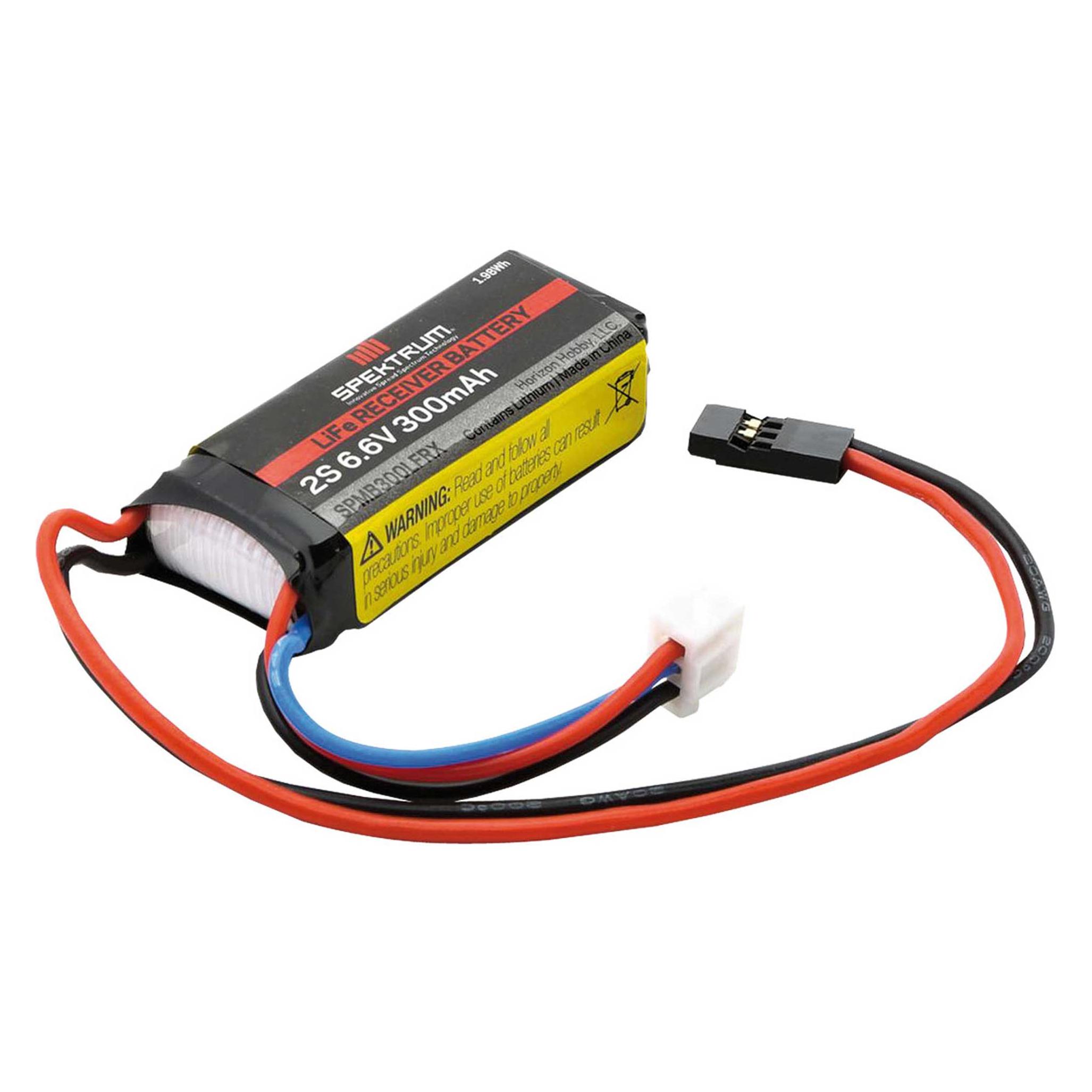 Spektrum E-AKKU LI-FE 300MAH/6,6V 2S (300 mAh, 6.60 V) (SPMB300LFRX)