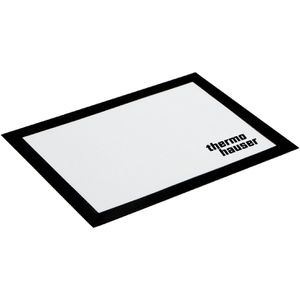 thermohauser Backmatte GN 1/1, aus Silikon-Glas-Gewebe, weiß / schwarz, backofenfest, antihaftend, 52 x 31,5 cm
