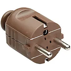 BACHMANN Schutzkontakt-Stecker br, Zentral 910.470
