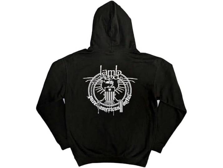 Lamb Of God Skeleton Eagle Pullover Capuchon S