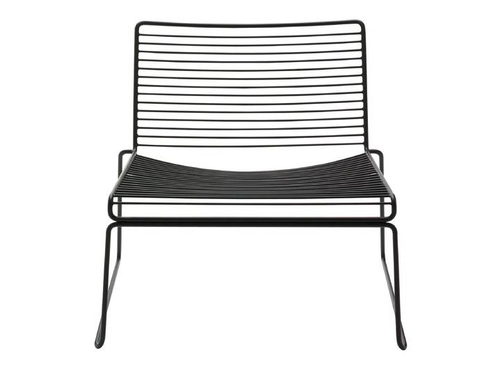 HAY - Hee Lounge Chair, schwarz