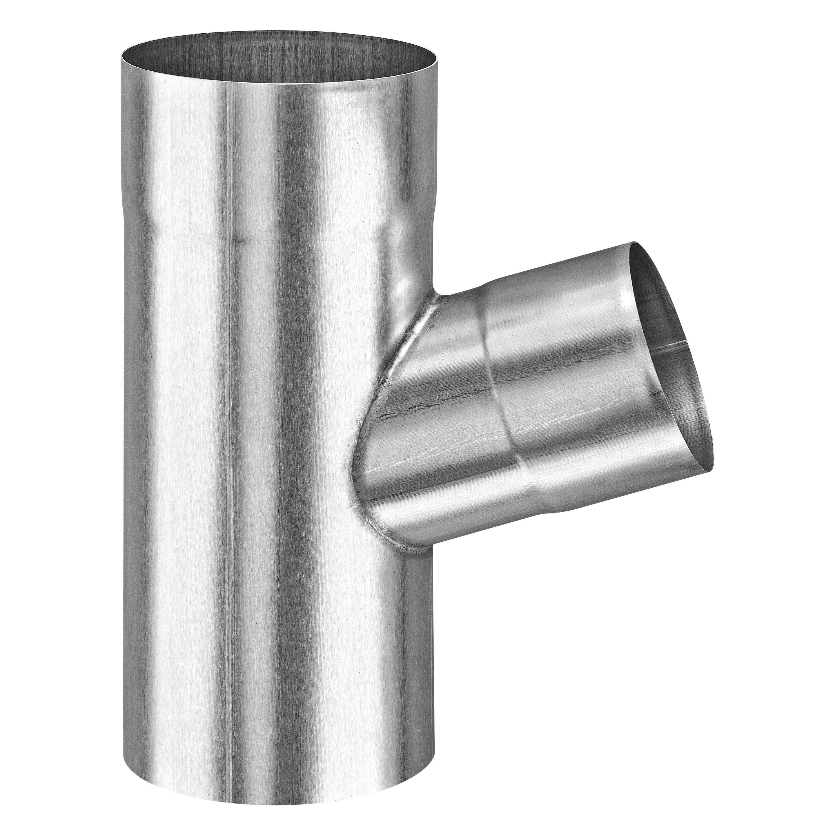 Grömo Zink-Fallrohrabzweig 60Grad, 100/87mm (62983)