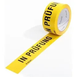Transpak, Klebeband, Warnklebeband PP Breite gelb 50mm Länge 66m Stärke 52μ leise Acrylatkleber gelb (50 mm)