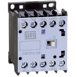 Weg CWC016-10-30C03 Schütz 3 Schliesser 7.5 kW 24 V/DC 16 A mit Hilfskontakt 1, Relais