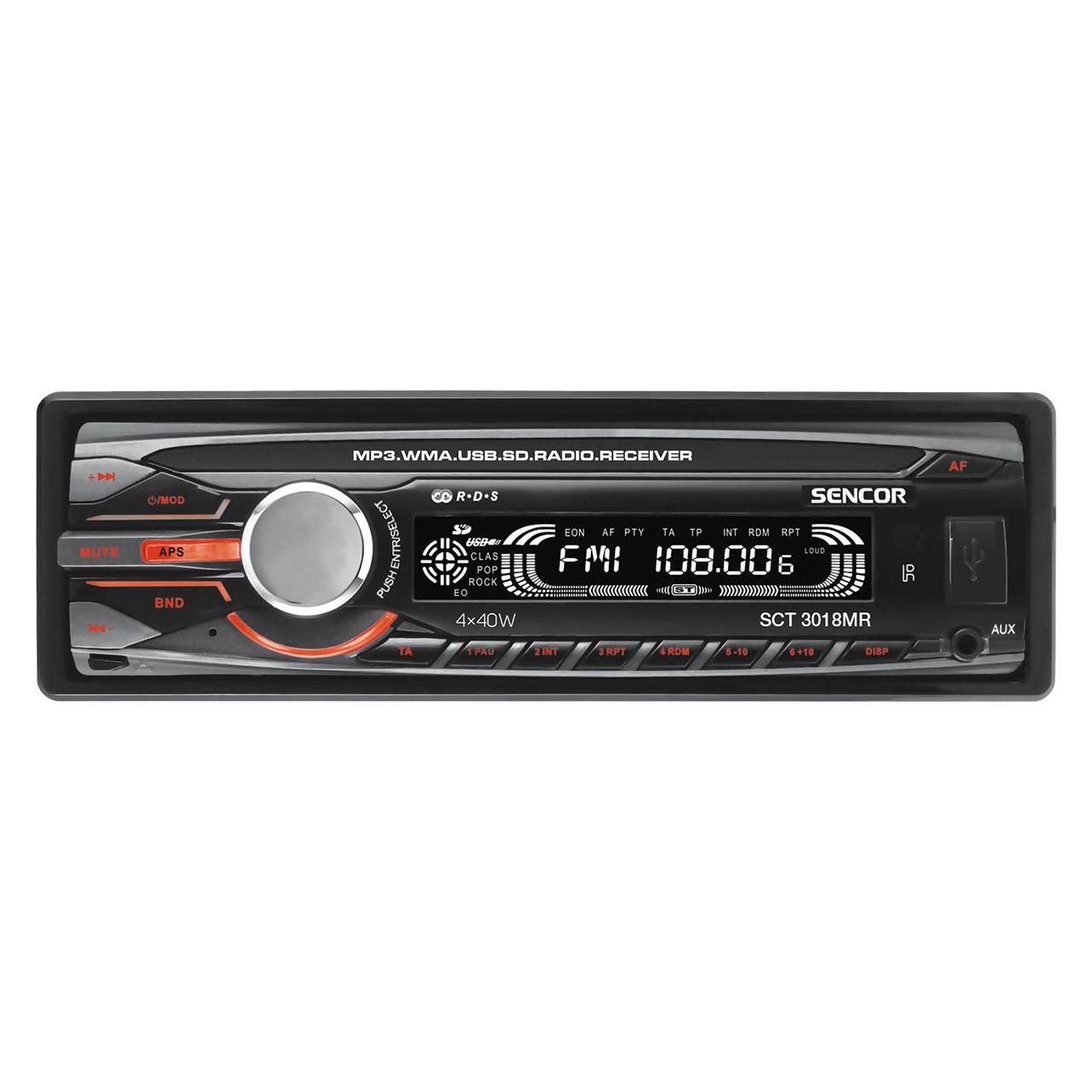 Sencor SCT 3018MR car media receiver Black (SCT 3018MR)