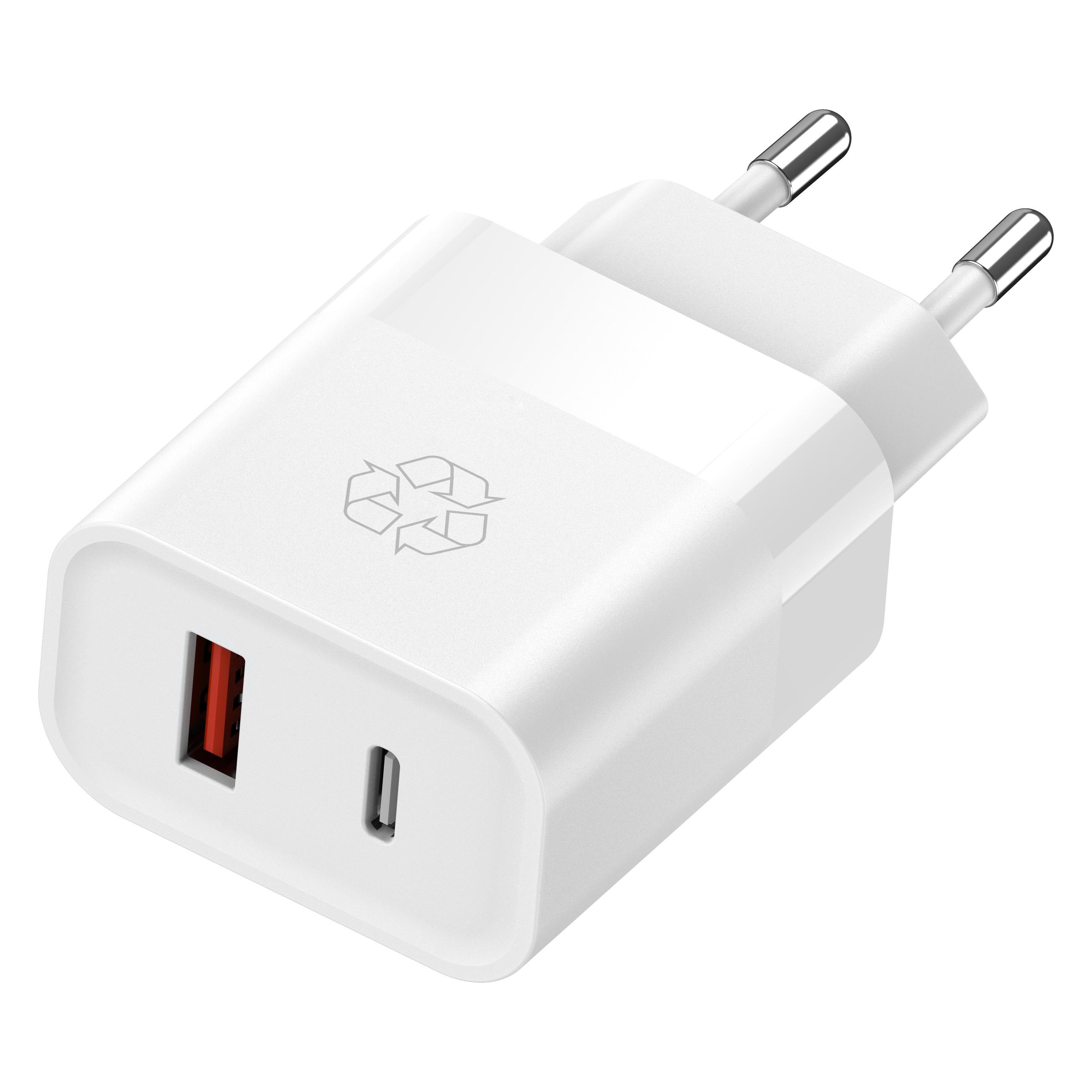 Upström UPSTRM Charger 30W Dual USB-A USB-C (30 W, 2 Ports) (UA300-E)
