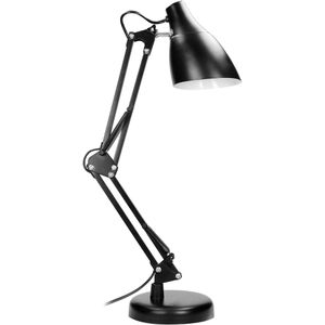 Böttcher-AG Schreibtischlampe mit E27-Fassung, mit Standfuß, schwarz
