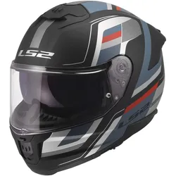 LS2 FF808 Stream II Vintage Integralhelm schwarz-petrol 06 - 2XS (51/52)