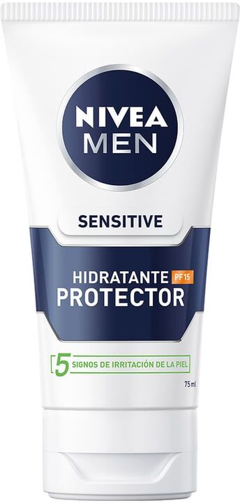 Nivea Men Sensitive Protector Hidratante 0% Alcohol Spf15 75 ml