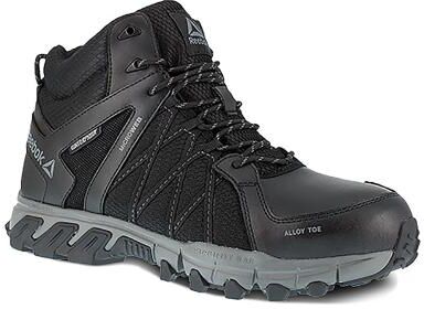 Reebok Work Trailgrip Work WP AT Mid - Mens 8 Black Boot Medium