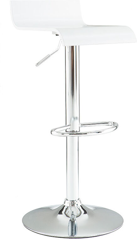 Miliboo Tabouret de bar design blanc SURF V2