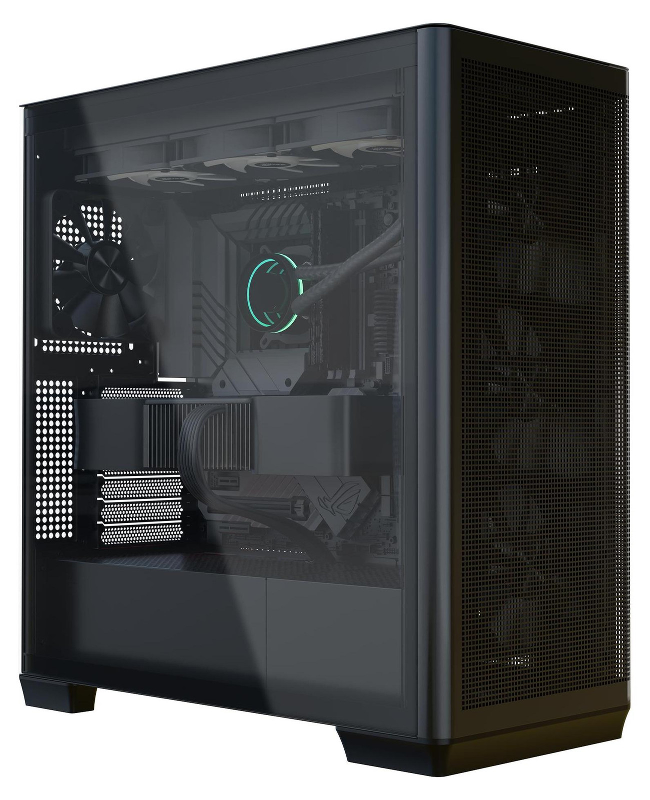 APNX C1-R-BK-v3 Tower-behuizing zwart
