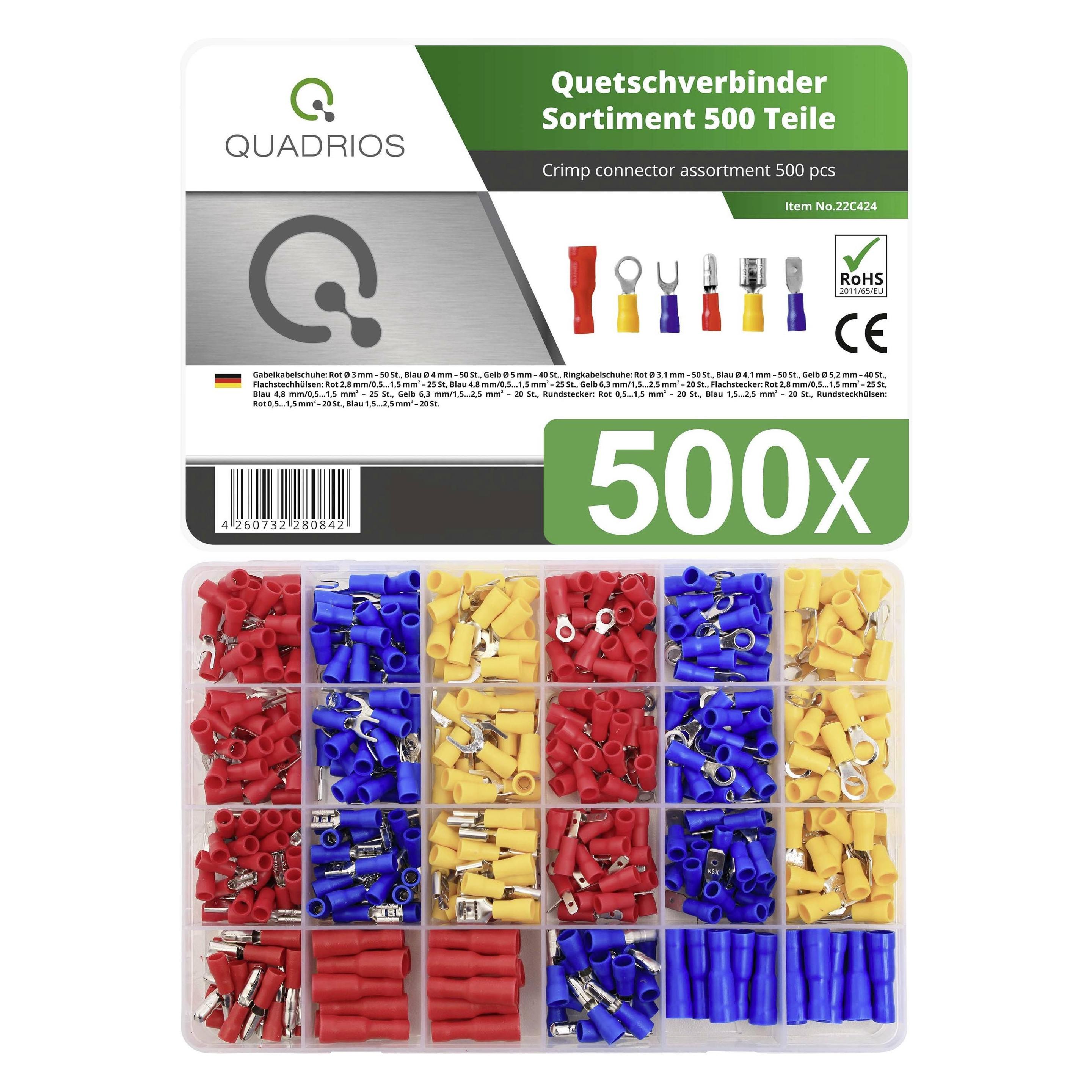 Quadrios Quetschverbinder-Sortiment (22C424)