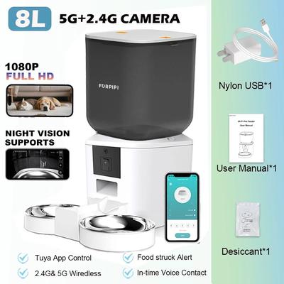 Uplift Picks Furpipi 8L Smart Automatic Pet Feeder With Camera e