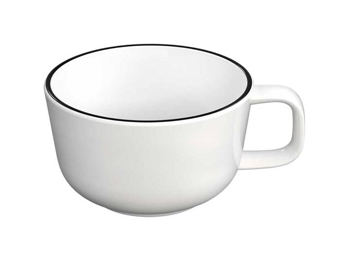 Tasse Nordika weiss Porzellan 0.2 l - Tasse