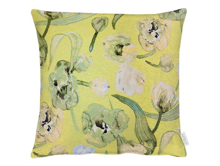 Coussin 6728 Jaune/Jaune 48 x 48cm Tissu mélangé
