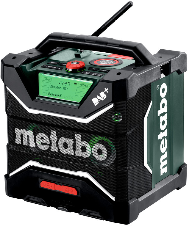 METABO Radio de chantier 12-18V 32 W Bluetooth DAB+ RC 12-18 - 600779850