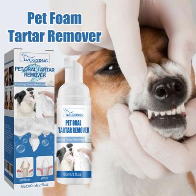 Happy Pet Pantry Pet Dental Spray & Foam Cleaner For Cleaner Teeth, Fresher Breath & Tartar Control Pet Dental Spray & Foam Cleaner For Cleaner Teeth, Fresher Breath & Tartar Control
