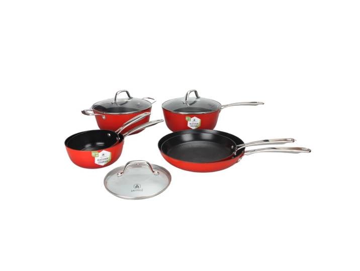 Set de 9 pièces rouges