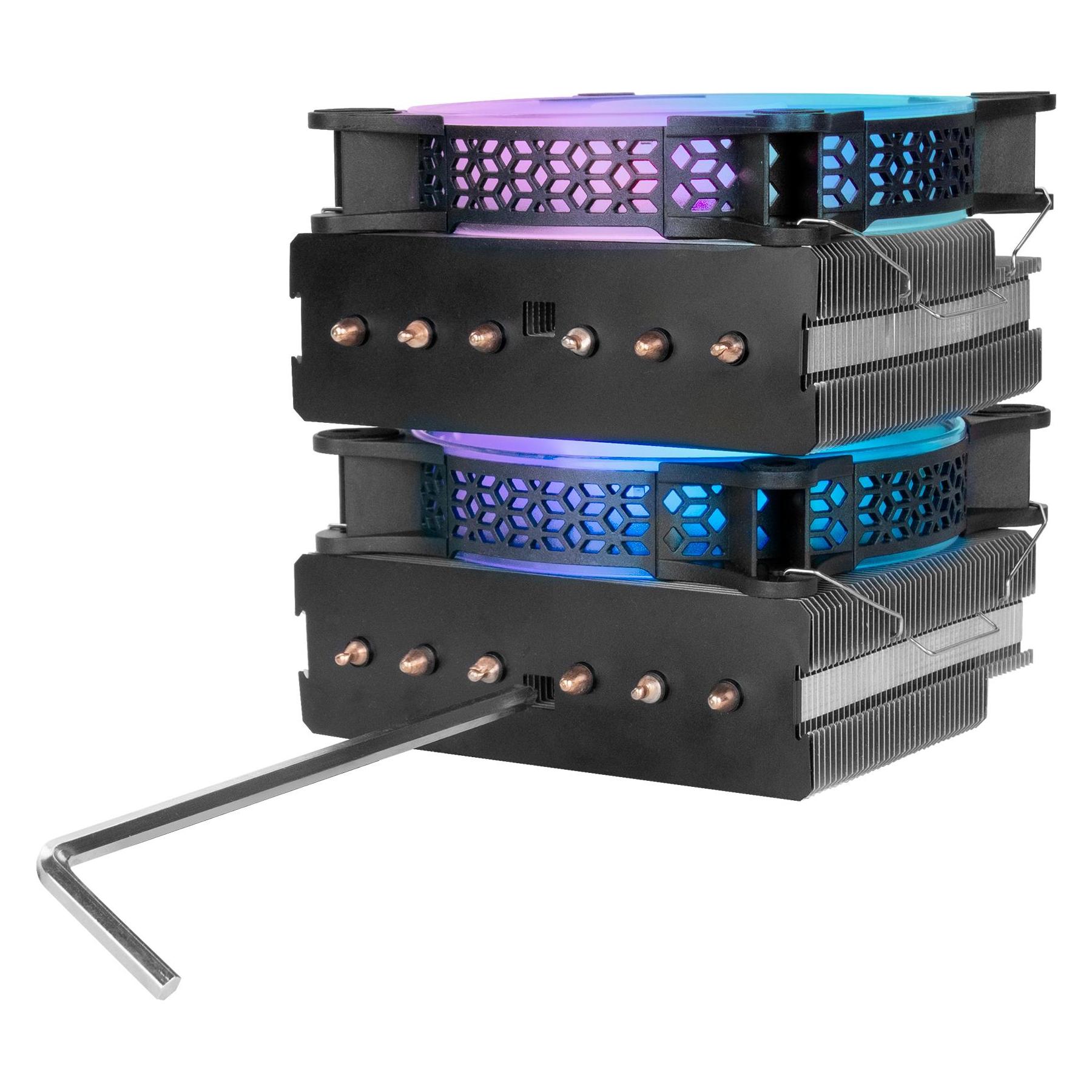 Mars Gaming Ventilateur Pour Processeur Mcpu-Xt RGB (Noir) (145 mm) (MCPUXT)