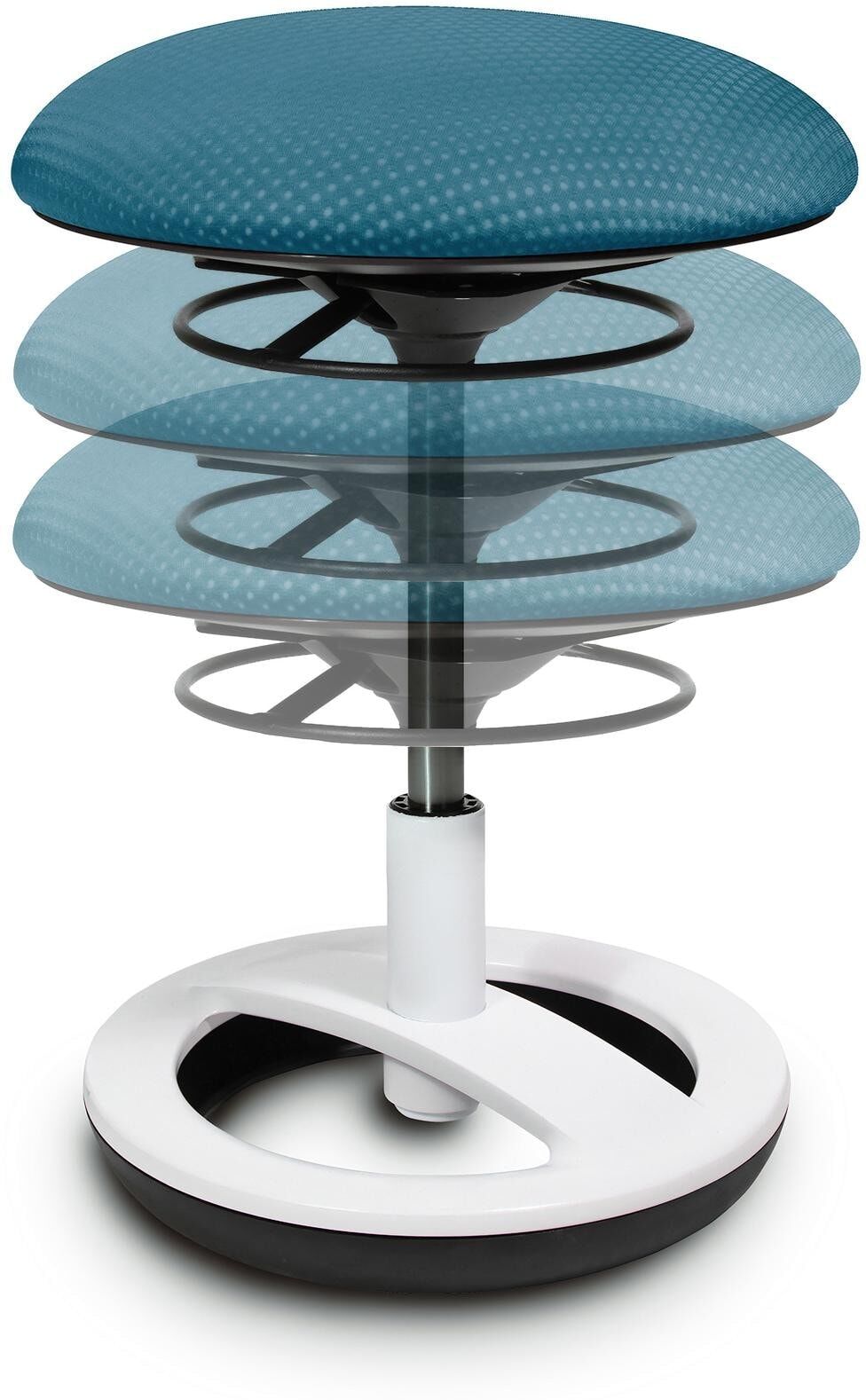 Kinderhocker TOPSTAR "Sitness Bobby", blau (petrol), Hocker, Kinderhocker petrol Einheitsgröße
