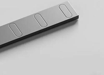 Uplift Treasures Invisible Folding Wall Hook Rack Organizer grey 3 Hooks