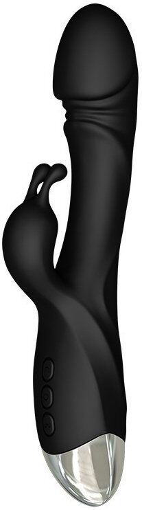 MyPlayToys Vibro Rabbit Romeo 21cm Noir