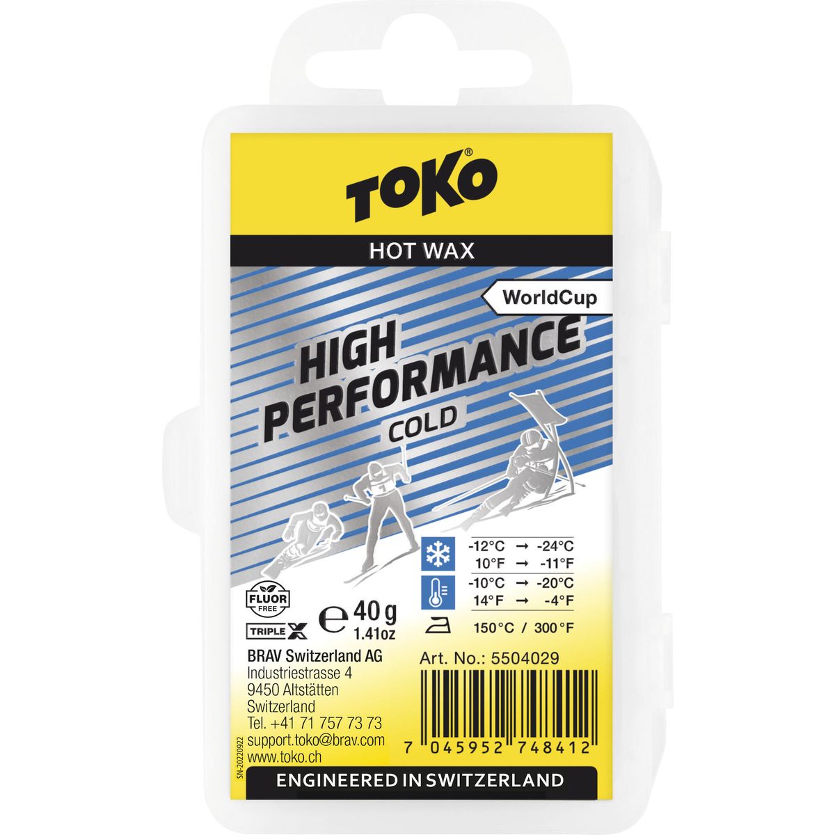 Toko High Performance Cold 40g neutral (0000) 5504029