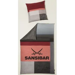 Bettwäsche SANSIBAR Satin (BL 155x220 cm) - BL 155x220 cm