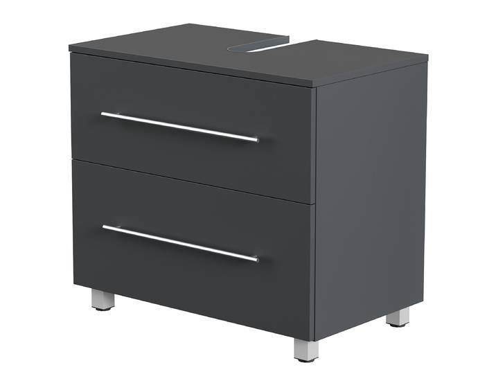 Meuble sous vasque Mondial 70cm Gris/Graphite