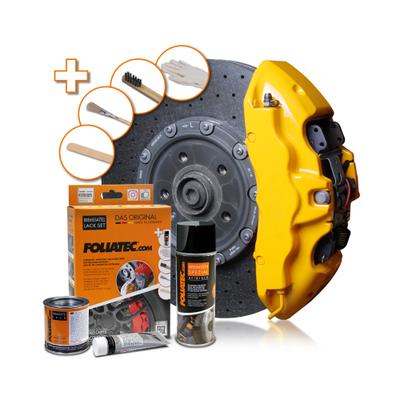 FOLIATEC Bremssattellack Bremssattel Lack Set performance yellow 2195